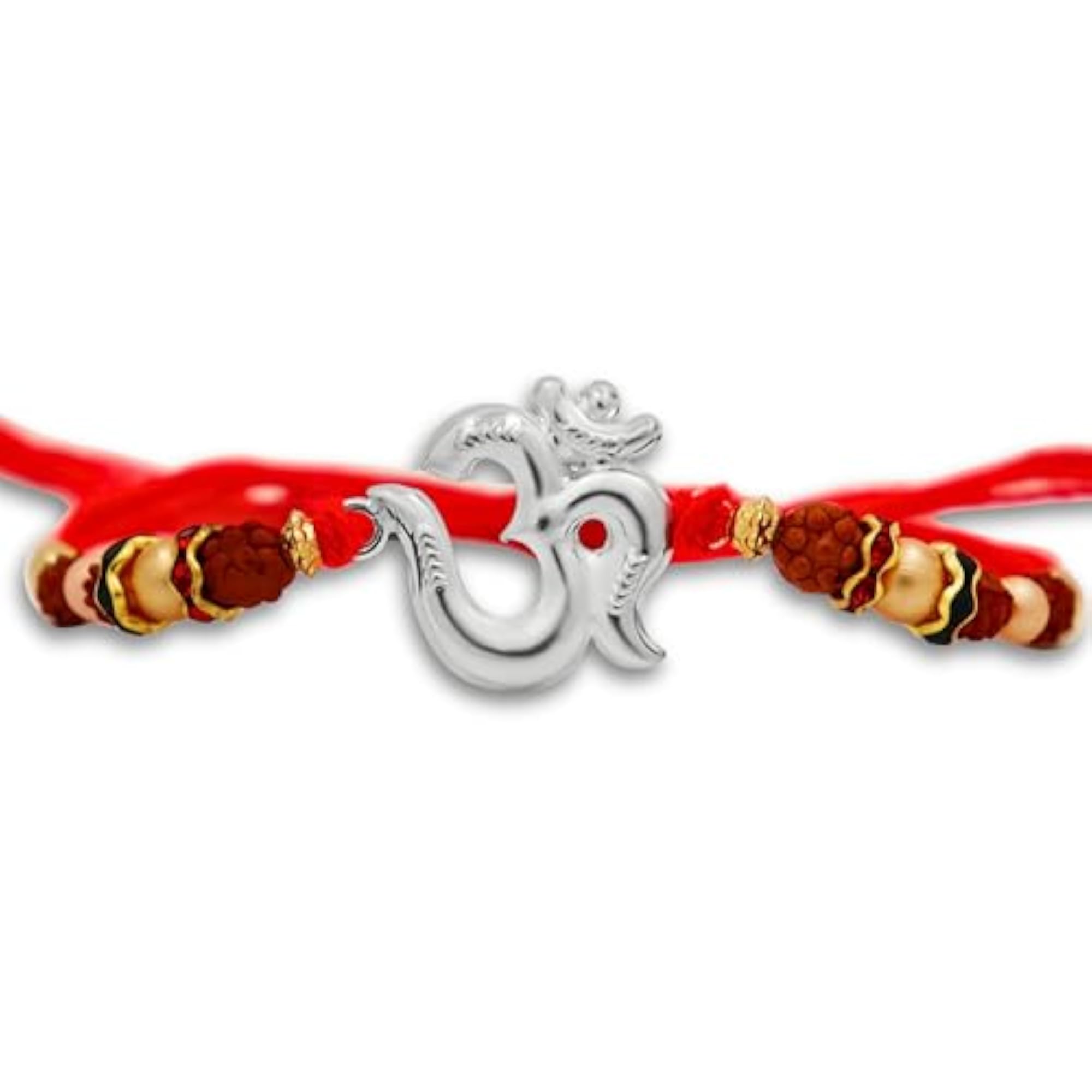 925 Pure Silver Rakhi Bracelet for Brother, Special Gift